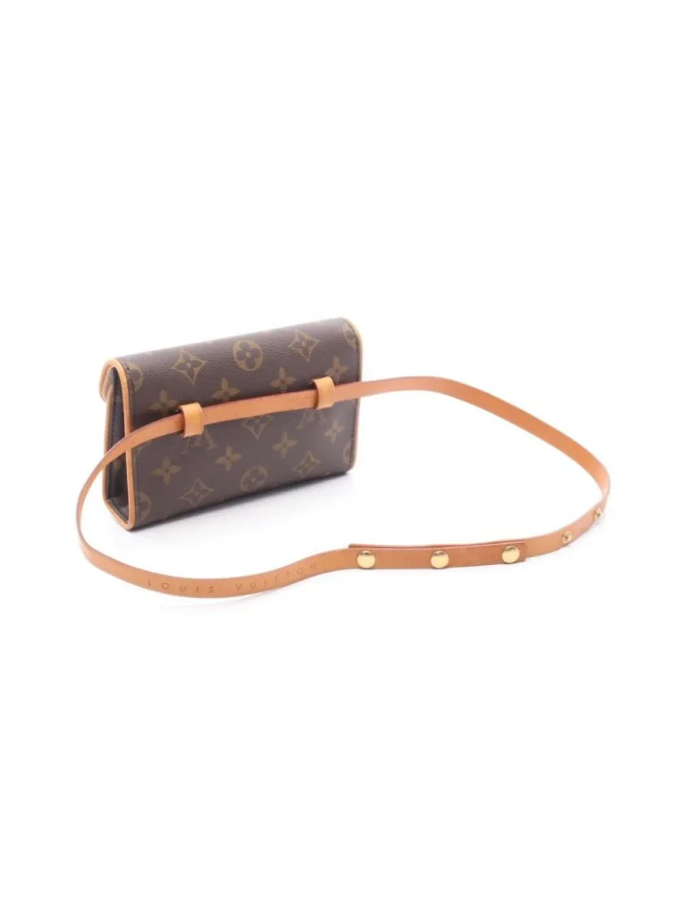 Louis Vuitton Waist Bag Pochette Florentine Monogram Canvas Leather